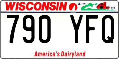 WI license plate 790YFQ