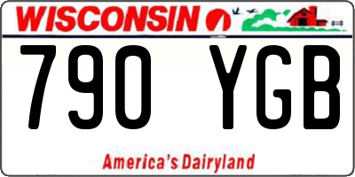 WI license plate 790YGB