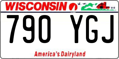 WI license plate 790YGJ
