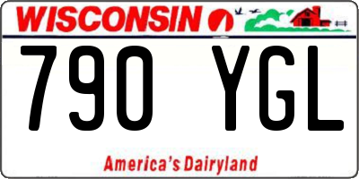 WI license plate 790YGL
