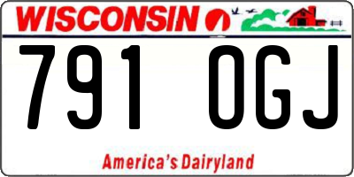 WI license plate 791OGJ