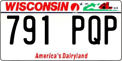 WI license plate 791PQP