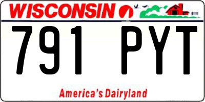 WI license plate 791PYT