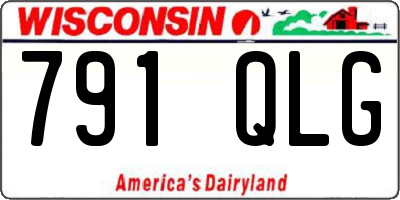 WI license plate 791QLG