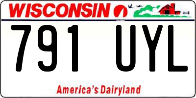 WI license plate 791UYL
