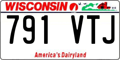 WI license plate 791VTJ