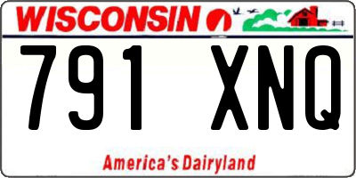 WI license plate 791XNQ