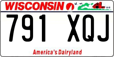 WI license plate 791XQJ