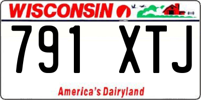 WI license plate 791XTJ