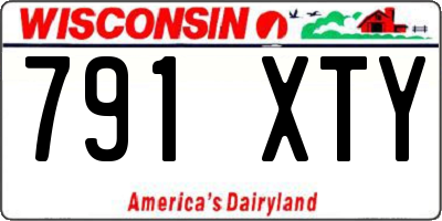 WI license plate 791XTY