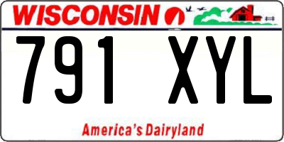 WI license plate 791XYL