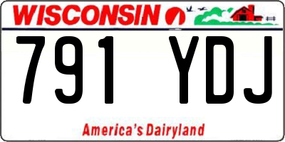 WI license plate 791YDJ