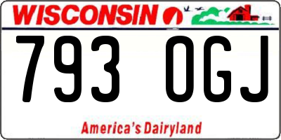 WI license plate 793OGJ