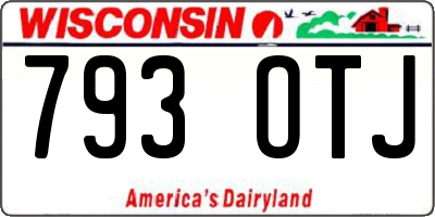 WI license plate 793OTJ