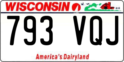 WI license plate 793VQJ