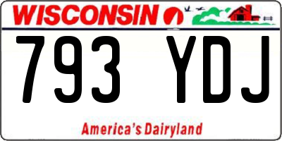 WI license plate 793YDJ