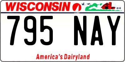 WI license plate 795NAY