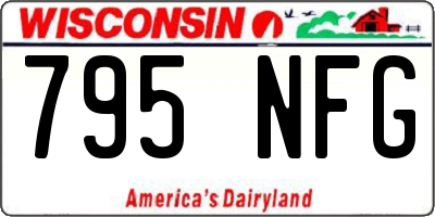 WI license plate 795NFG