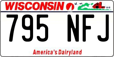 WI license plate 795NFJ