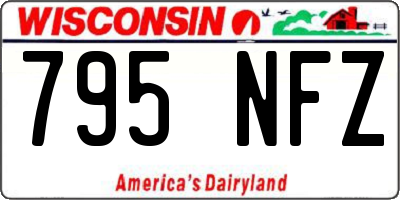 WI license plate 795NFZ
