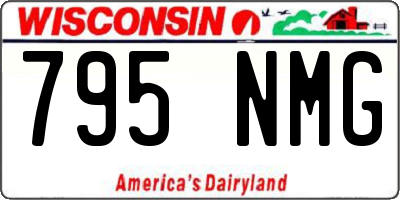 WI license plate 795NMG