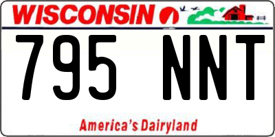 WI license plate 795NNT