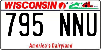 WI license plate 795NNU