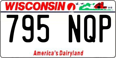 WI license plate 795NQP