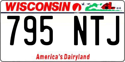 WI license plate 795NTJ