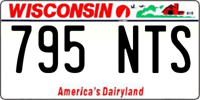 WI license plate 795NTS