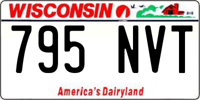 WI license plate 795NVT