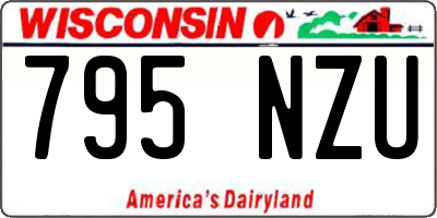 WI license plate 795NZU