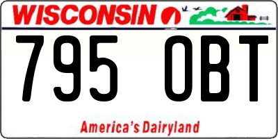 WI license plate 795OBT