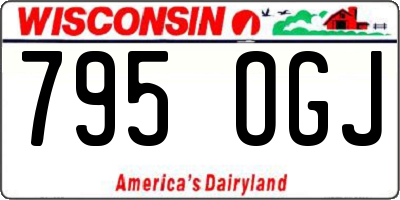 WI license plate 795OGJ