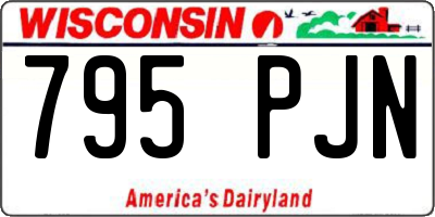 WI license plate 795PJN