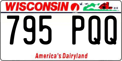 WI license plate 795PQQ