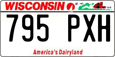 WI license plate 795PXH