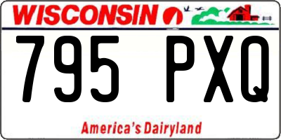 WI license plate 795PXQ