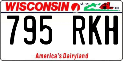 WI license plate 795RKH