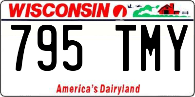 WI license plate 795TMY