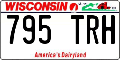 WI license plate 795TRH