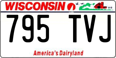 WI license plate 795TVJ