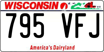 WI license plate 795VFJ