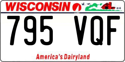 WI license plate 795VQF