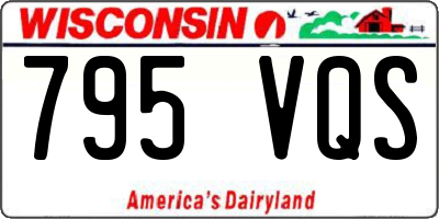 WI license plate 795VQS