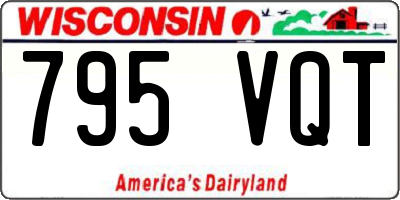WI license plate 795VQT