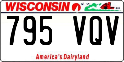WI license plate 795VQV