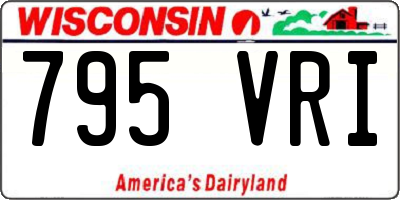 WI license plate 795VRI