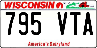 WI license plate 795VTA
