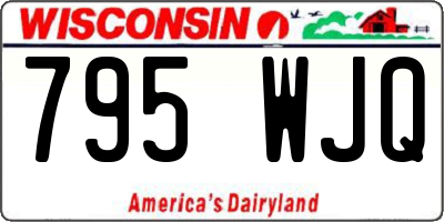 WI license plate 795WJQ